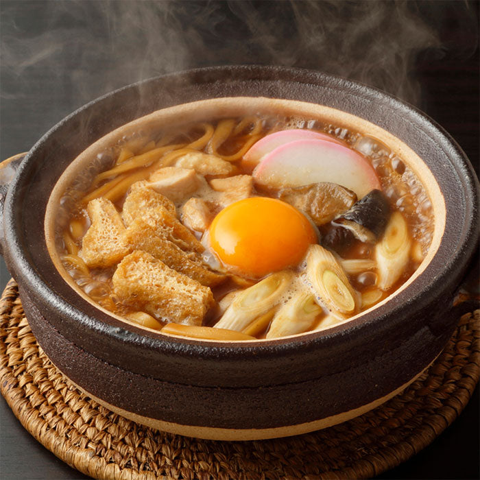 【名古屋・きしめん】具材たっぷり みそ煮込うどん（６食） 半生麺