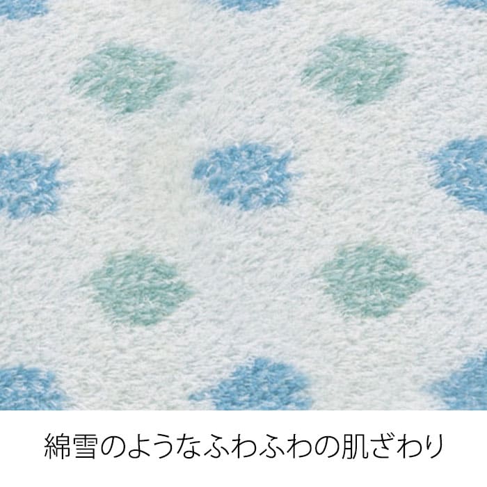 【ギフト】綿雪のようなタオル・バスタオル1枚＆フェイスタオル3枚 セット（ブルー）
